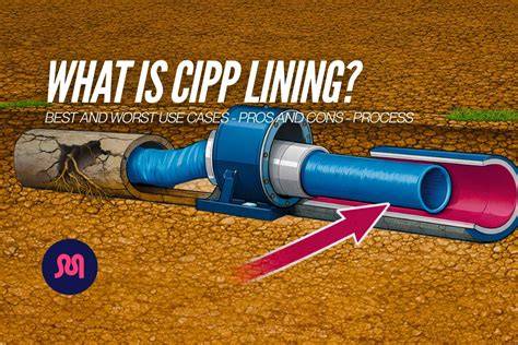Diagram: Relining (CIPP) proces