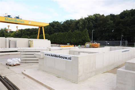 Infographic over prefab kelderbakken en hun toepassingen
