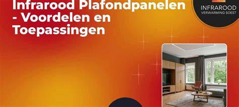 Infographic: Hoe infrarood plafondpanelen stralingswarmte leveren en welke oppervlakte ze bereiken