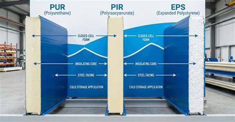 Infographic: Vergelijking PIR, EPS en PUR: lambda, dikte en Rc-waarden