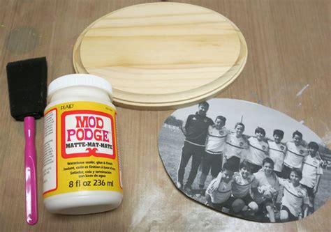 Infographic: Overzicht van stappen voor Foto op Hout met Mod Podge