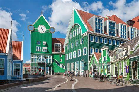 Afbeelding: overzichtskaart van Zaandam met gangbare vloerenwinkels en showrooms