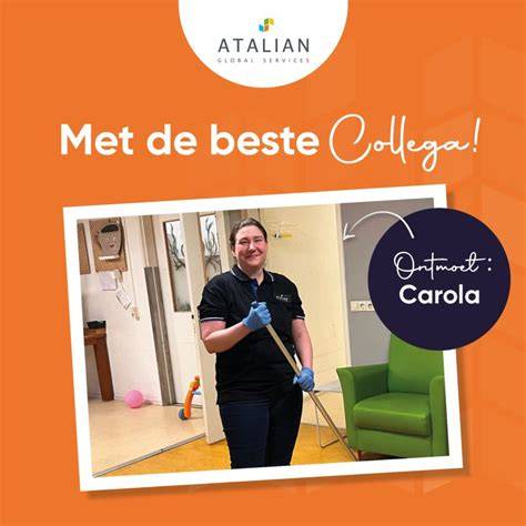 Logo van Atalian als voorbeeld van gespecialiseerde reinigingsdiensten