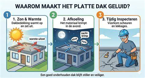 Infographic: werking hagelbestendig dak en lijmtechniek