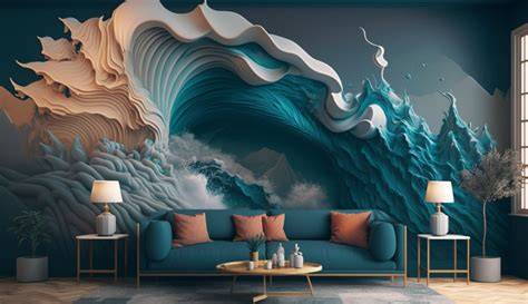 3D behang met diepte