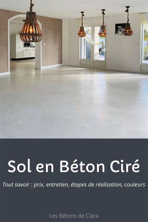 Infographic: Beton Ciré proces en lagen