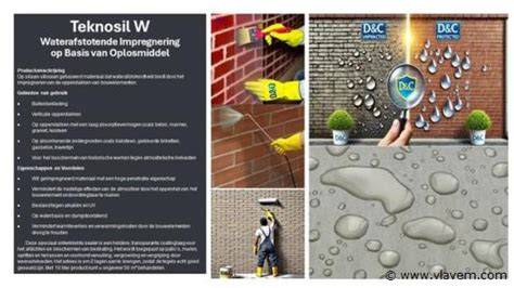 Diagram: Impregnering versus zonder impregnering op gevelbescherming