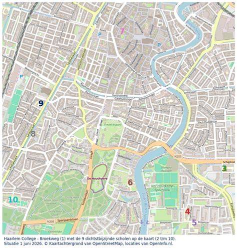Kaart: Haarlem-districten met veel daktypes