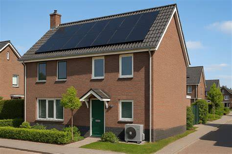 Rekenvoorbeeld woning met warmtepomp en zonnepanelen