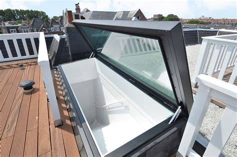 DL-Serie glazen dakluik met HR++ glas en elektrische bediening