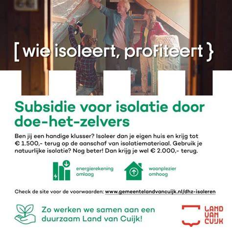 Infographic: Hoe werkt de Doe-Het-zelf Woningisolatie subsidie (Boxmeer en regio)