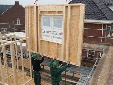 HSB-wand hijsen met kraan en schoren