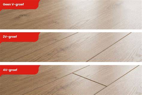 Detailafbeelding: V-groef subtiel visgraatpatroon