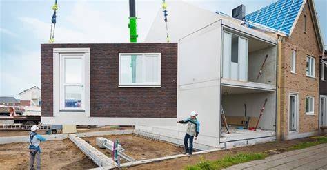 Voor prefab woningbouw - infografiek over logistiek en maatwerk