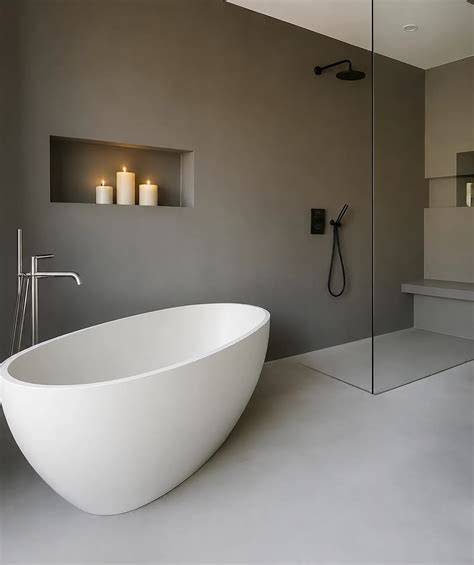 Keuzehulp: PU, epoxy, microcement en lavasteen in badkamer