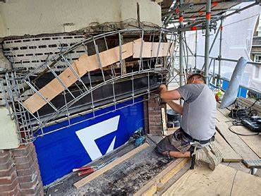 Voorbeeld van renovatie van een monumentale gevel
