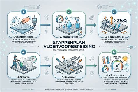 Infographic: Stappenplan schilderen van voorbereiding tot afwerking
