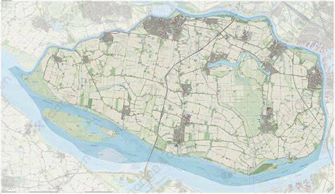 Kaart: Gemeente Hoeksche Waard met isolatieprojectgebieden
