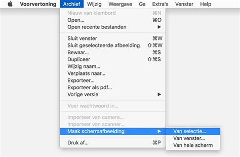 Screenshot Voorvertoning markeringsknoppenbalk