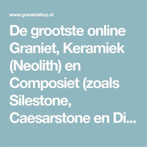 Infographic: vergelijking van composiet, graniet en keramiek