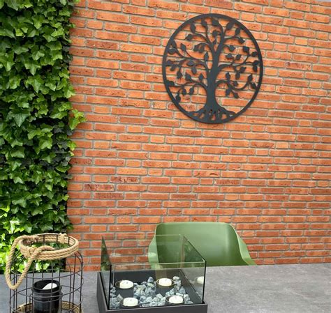 Idea collage tuinmuur decoratie