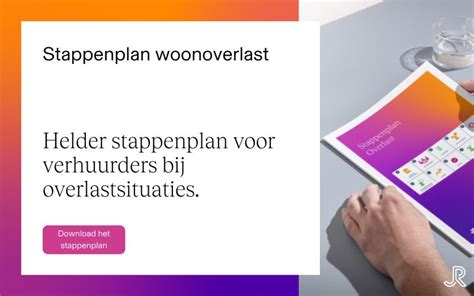Infographic: Stappenplan aanpak woonoverlast