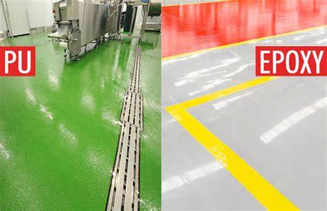 Vergelijking epoxy vs. PU coating