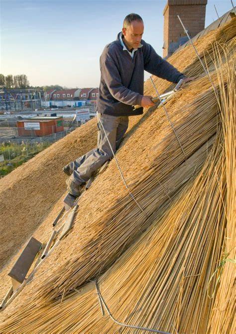 Stappenplan voor rieten dakconstructie