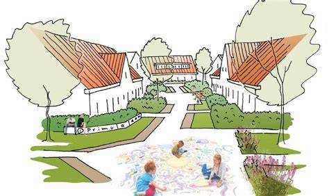 schets wijkontwerp Bloemenbuurt