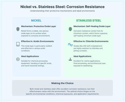 Comparatieve schema: geborsteld nikkel vs gepolijst nikkel (infographic)