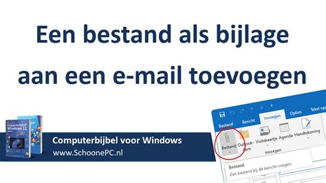 Infographic: Stappenplan bijlagen toevoegen aan e-mail