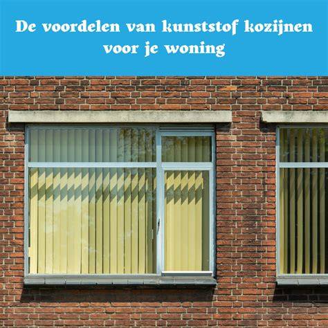 Infographic: Voordelen van kunststof kozijnen