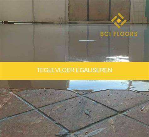 Diagram: Verwachte laagdiktes bij tegelvloer egaliseren