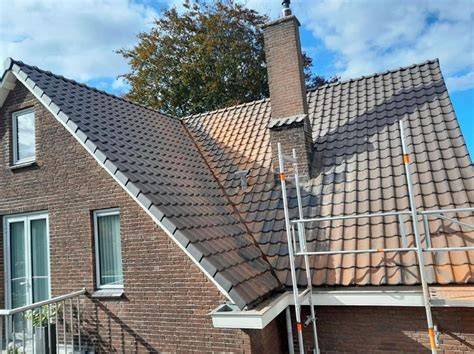 Diagram: prijsopbouw bij pannendak inclusief isolatie