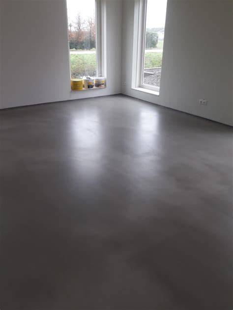 Diagram: Materialen en varianten van gietvloeren (PU, epoxy, cementgebonden)