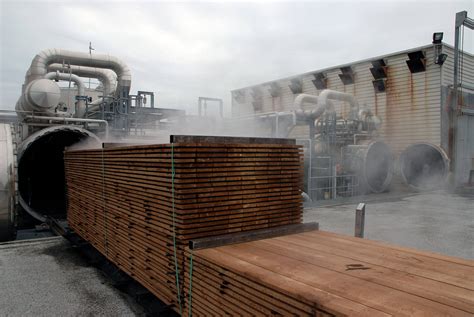Schema: Thermische modificatie van hout