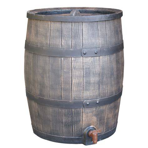 Woodbarrel houtlook regenton afbeelding