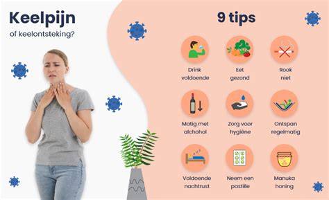 Infographic: Oorzaken en tips bij keelpijn en droge keel