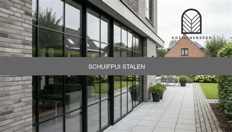 Foto van stalen kozijnen met slanke profielen
