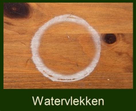Infographic over het verwijderen van deuk uit hout: stapsgewijze methode met water, doek en strijkijzer