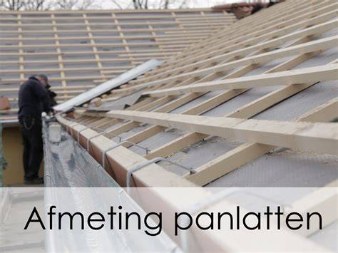 Diagram: Montage op panlatten
