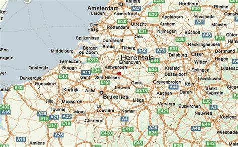 Kaart van regio Herentals met loodgietersnetwerk