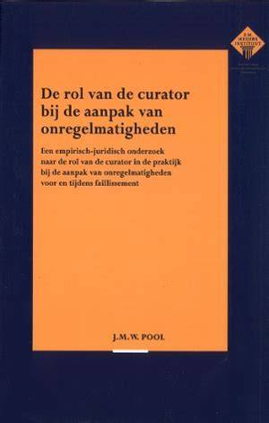 Tekening van de rol van de curator bij faillissement