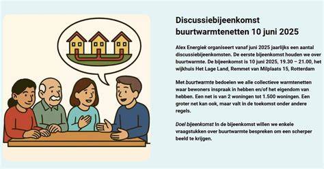 Blekersduin buurtcomité bijeenkomst (6 juni)