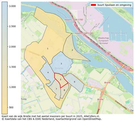 Kaart met Houten en nabije omgeving voor bereik en spreiding van dienstverlening
