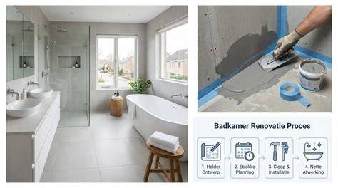 Schema renovatieproces badkamer