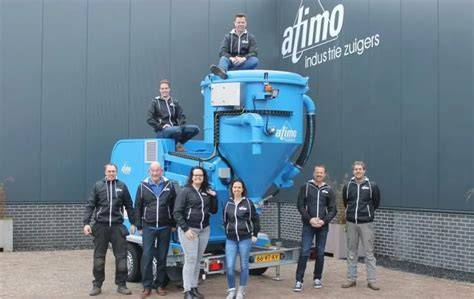 Atimo Nederland asbeststofzuigers en wasstraat in zeecontainer