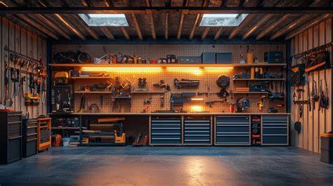 Showroom of werkplaats met stucmaterialen en gereedschappen