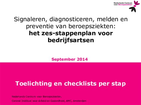 Stappenplan voor preventie en doorspoelen