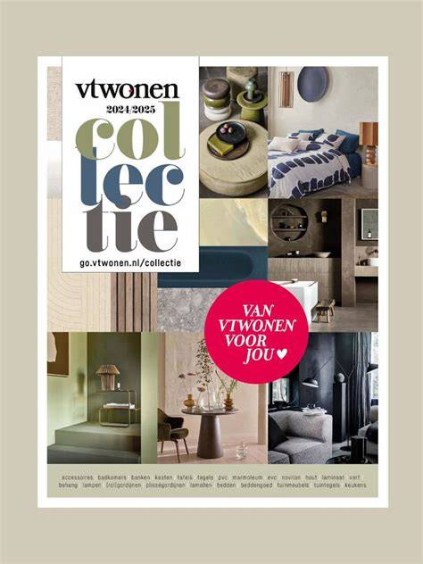 Infographic: Overzicht van formaten, kleuren en texturen in de vtwonen collectie